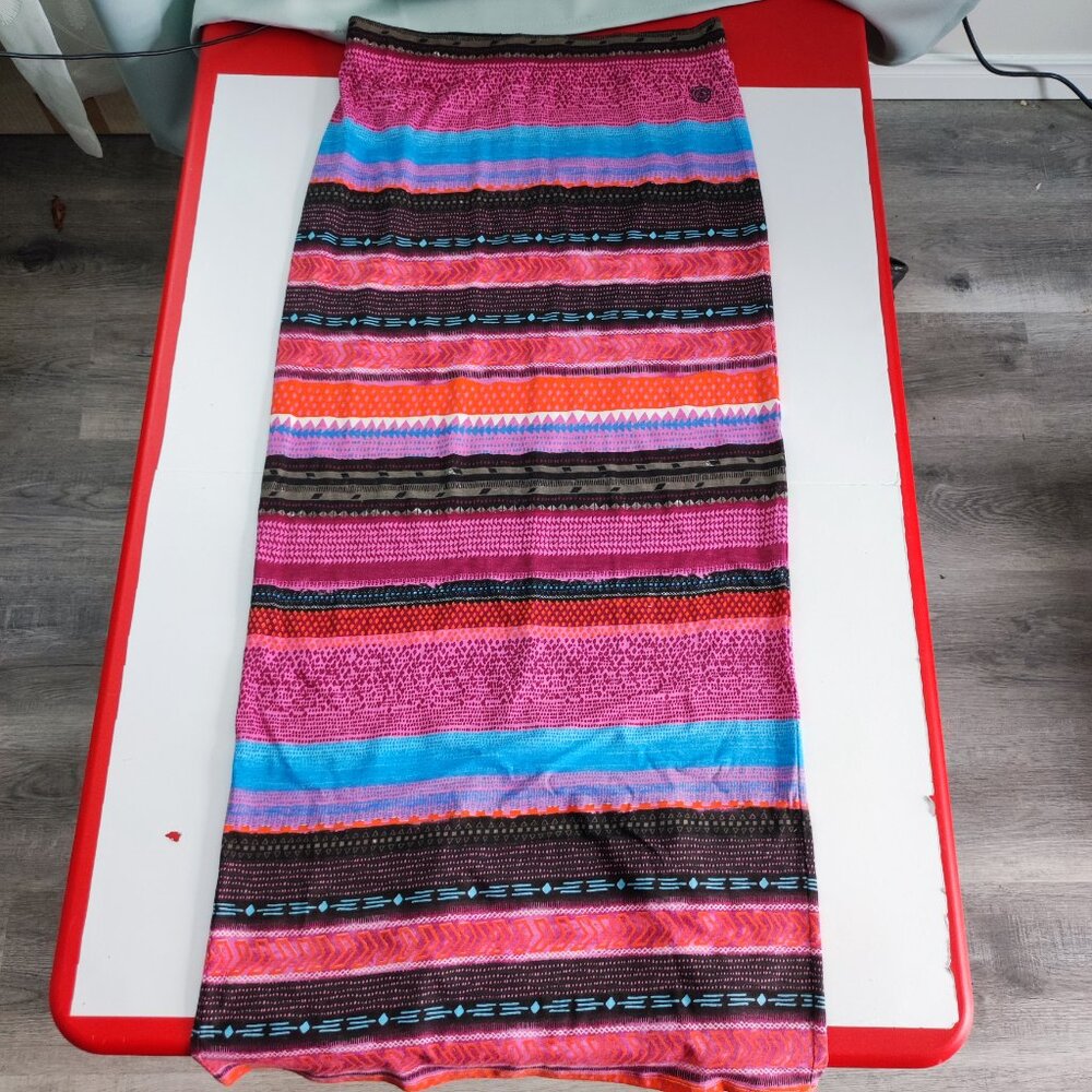 Element maxi skirt women's size L multi-colour pattern
